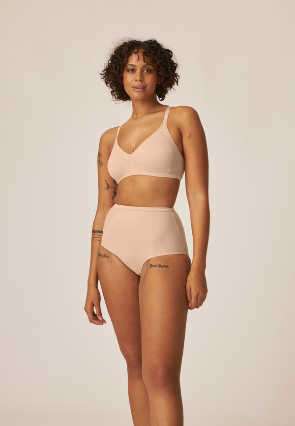 Naturana Dynamischer Wohlfühl-BH - Light Beige Begrenzte Freigabe