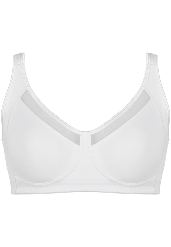 Naturana Soft-BH mit Mesheinsatz - Weiss Nur für heute