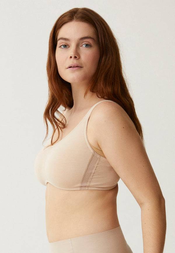 Naturana Soft-BH aus Baumwolle - Light Beige Bis zu 55% Rabatt