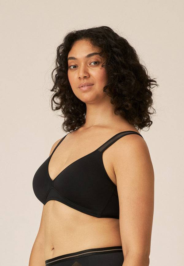 Naturana Soft-BH mit Schale - Schwarz Super Rabatt