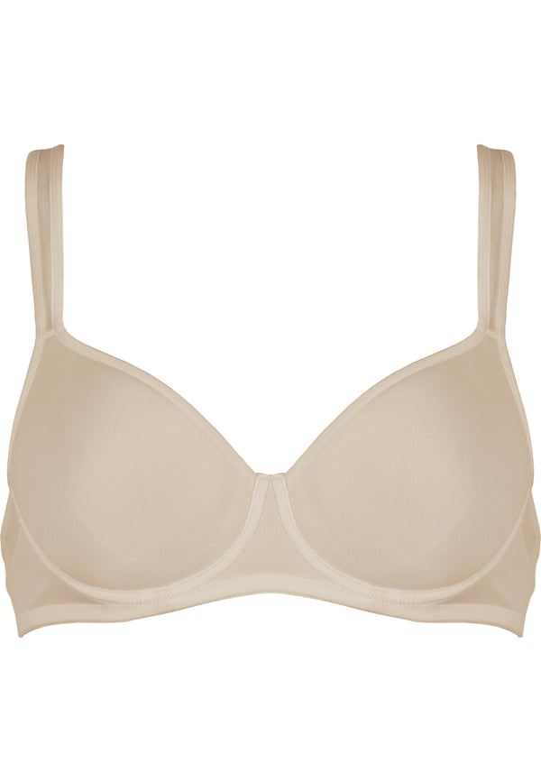 Naturana Spacer Bügel-BH mit Mesh Details - Light Beige Kostenloser Versand international