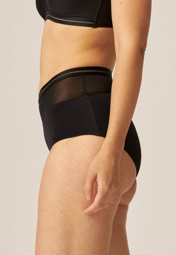 Naturana High Waist Panty - Schwarz 50% Rabatt für begrenzte Zeit