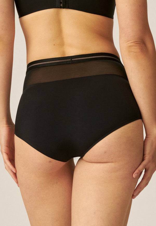 Naturana High Waist Panty - Schwarz 50% Rabatt für begrenzte Zeit