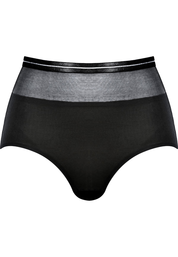 Naturana High Waist Panty - Schwarz 50% Rabatt für begrenzte Zeit