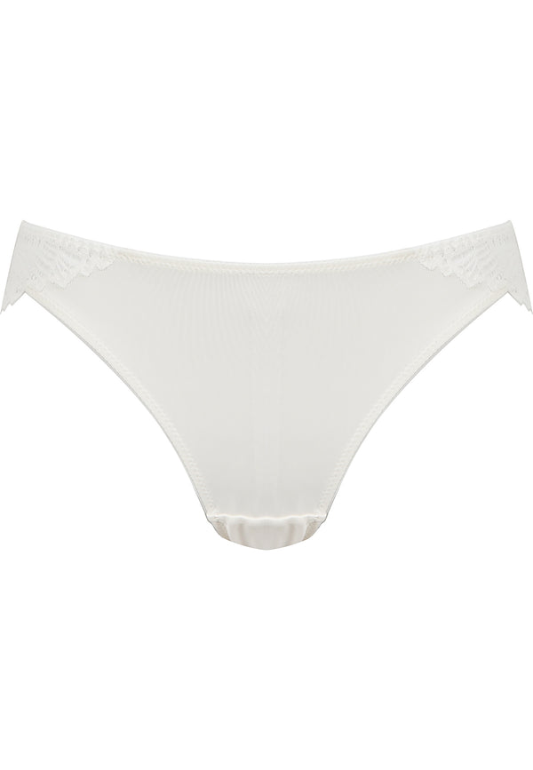 Naturana Slip mit Spitzendetails - Ecru Outlet