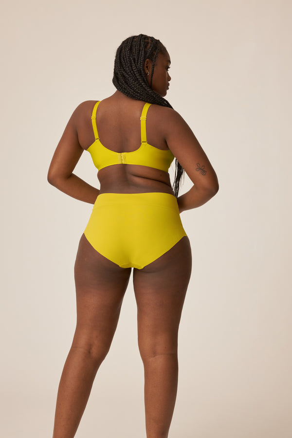 Naturana High Waist Slip mit leichtem Shape-Effekt - Golden Olive Verkauf