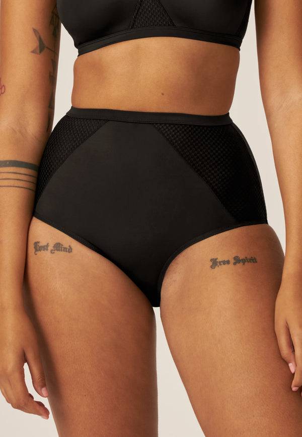 Naturana Comfort High Waist Slip - Schwarz Angebote