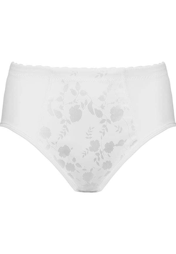 Naturana Minimizer Slip mit Blumenmuster - Weiss Meist gekauft