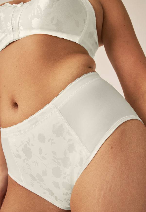 Naturana Minimizer Slip mit Blumenmuster - Champagner Kostenloser Versand