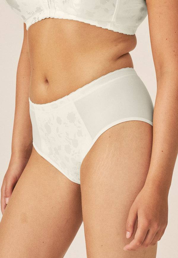 Naturana Minimizer Slip mit Blumenmuster - Champagner Kostenloser Versand