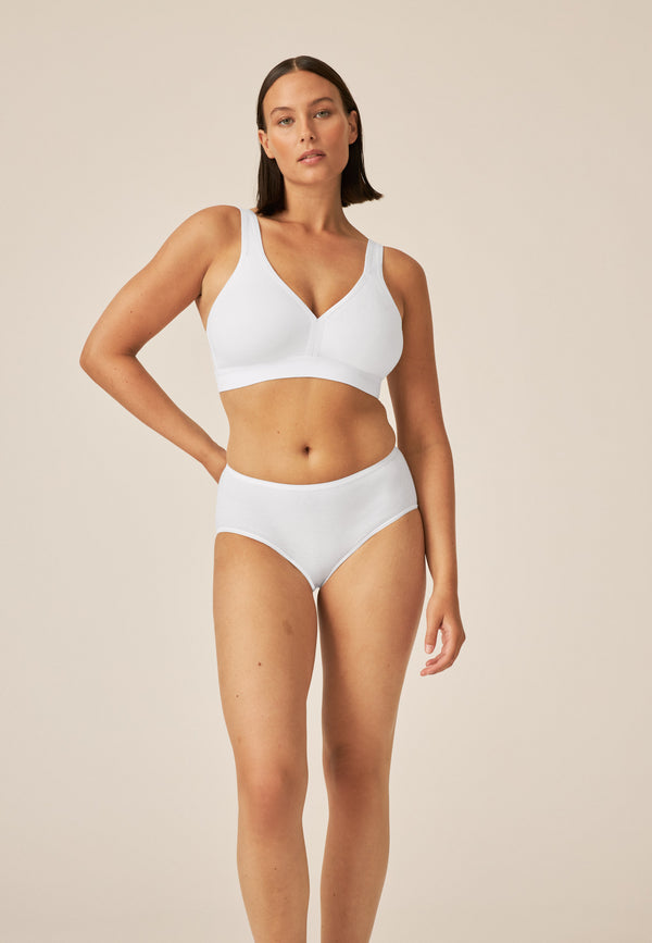 Naturana Athleisure Soft-BH - Weiss Cyber Monday