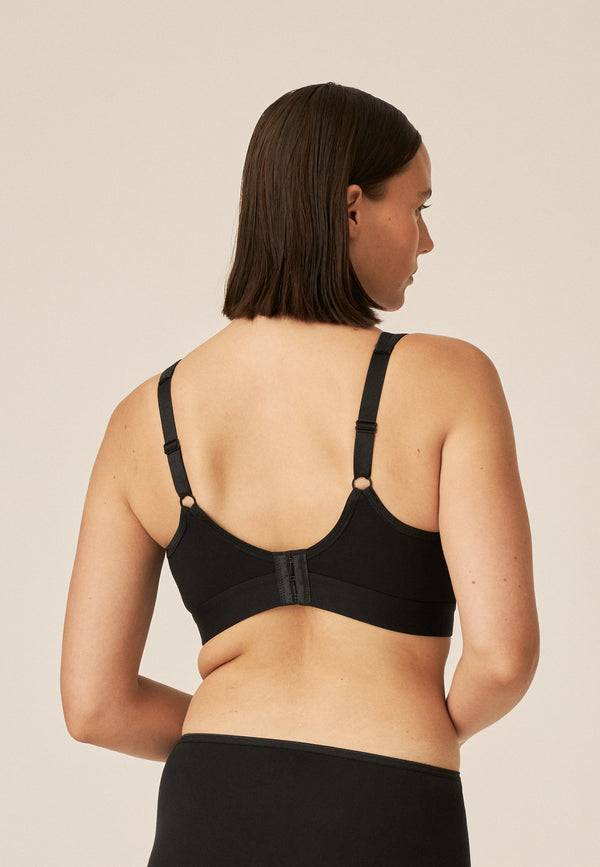 Naturana Athleisure Soft-BH - Schwarz Valentinstagsangebot