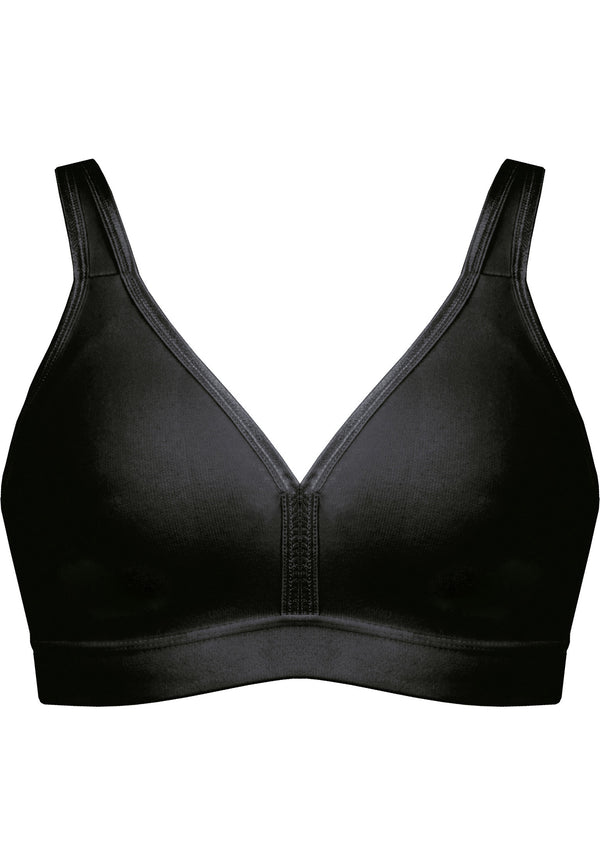 Naturana Athleisure Soft-BH - Schwarz Valentinstagsangebot