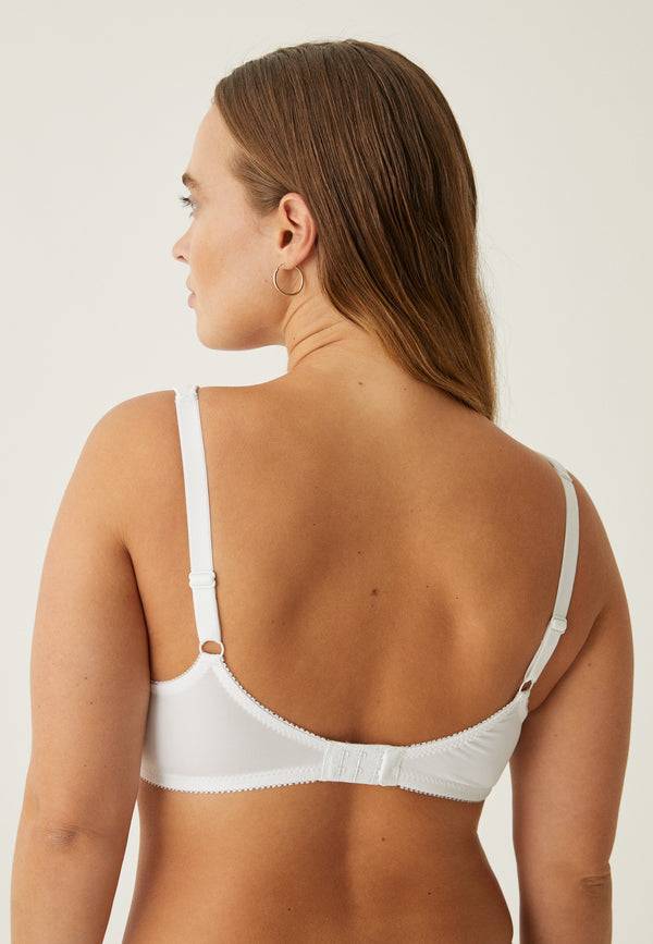 Naturana Soft-BH mit Schale und Entlastungsträgern - Weiss Lagerräumung