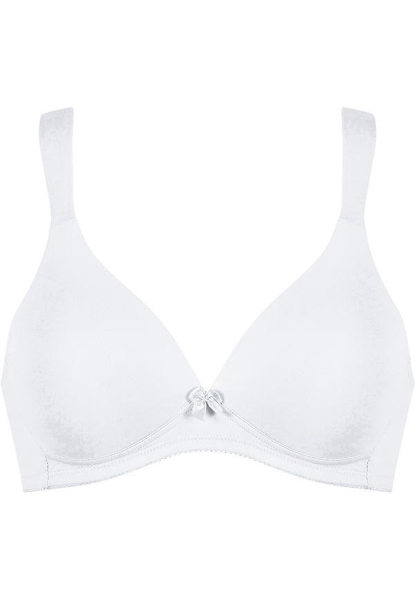 Naturana Soft-BH mit Schale und Entlastungsträgern - Weiss Lagerräumung