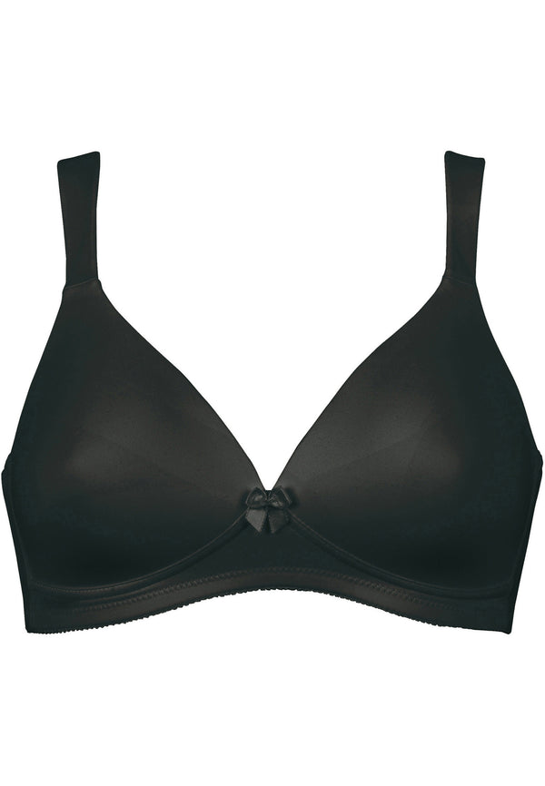 Naturana Soft-BH mit Schale und Entlastungsträgern - Schwarz Top Angebot