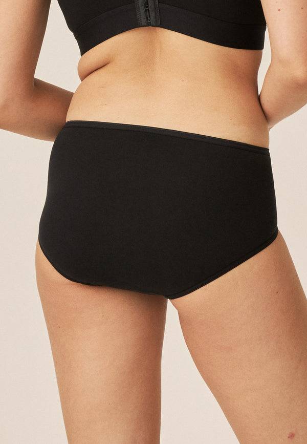 Naturana Midi Slip aus Biobaumwolle - Schwarz Riesige Ersparnisse