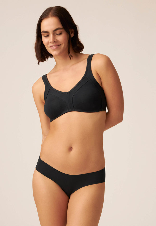 Naturana Slip mit Baumwolle - Schwarz Tiefpreis