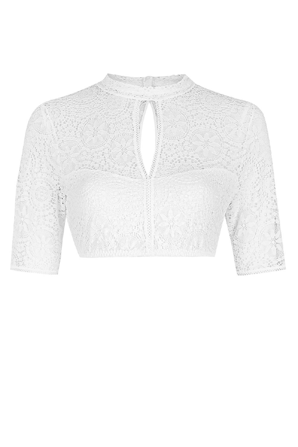 Nina Von C. Dirndl-Bluse, halbarm Letzte 3 Tage