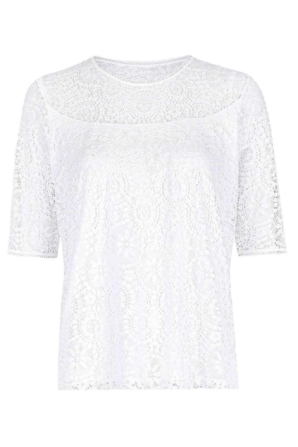 Nina Von C. Spitzenshirt, halbarm Bis zu 60% Rabatt