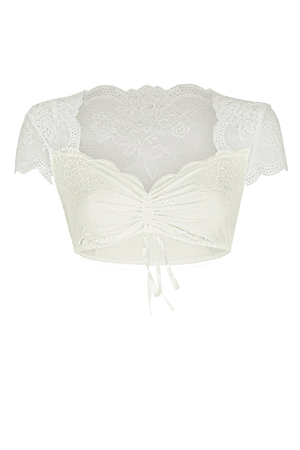 Nina Von C. Dirndl-Bluse Sybille, kurzarm Angebote