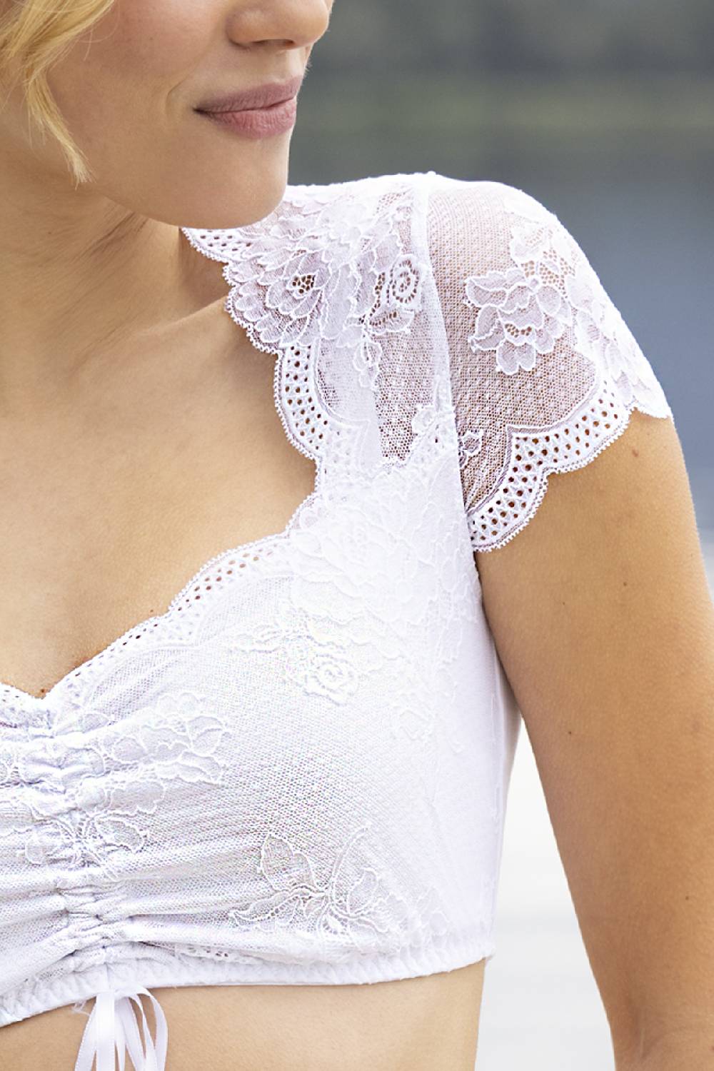 Nina Von C. Dirndl-Bluse Sybille, kurzarm Hotsell