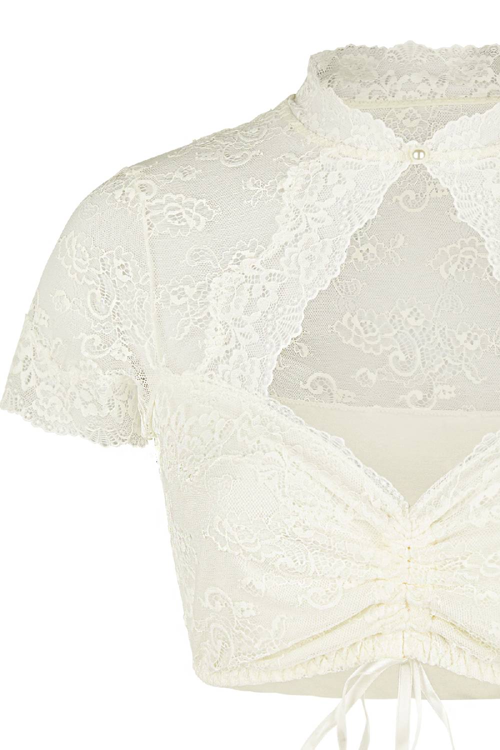 Nina Von C. Dirndl-Bluse Giulia, kurzarm Flash Sale