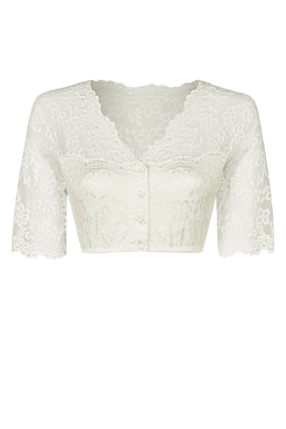 Nina Von C. Dirndl-Bluse Waltraud, halbarm Sonderangebote