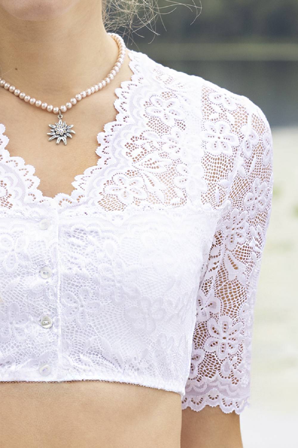 Nina Von C. Dirndl-Bluse Waltraud, halbarm Riesige Ersparnisse