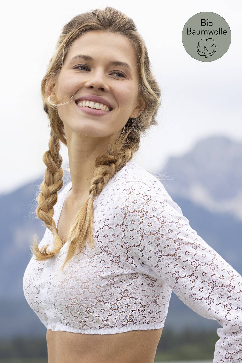 Nina Von C. Dirndl-Bluse Sabine, 3/4 Arm Letzte 3 Tage