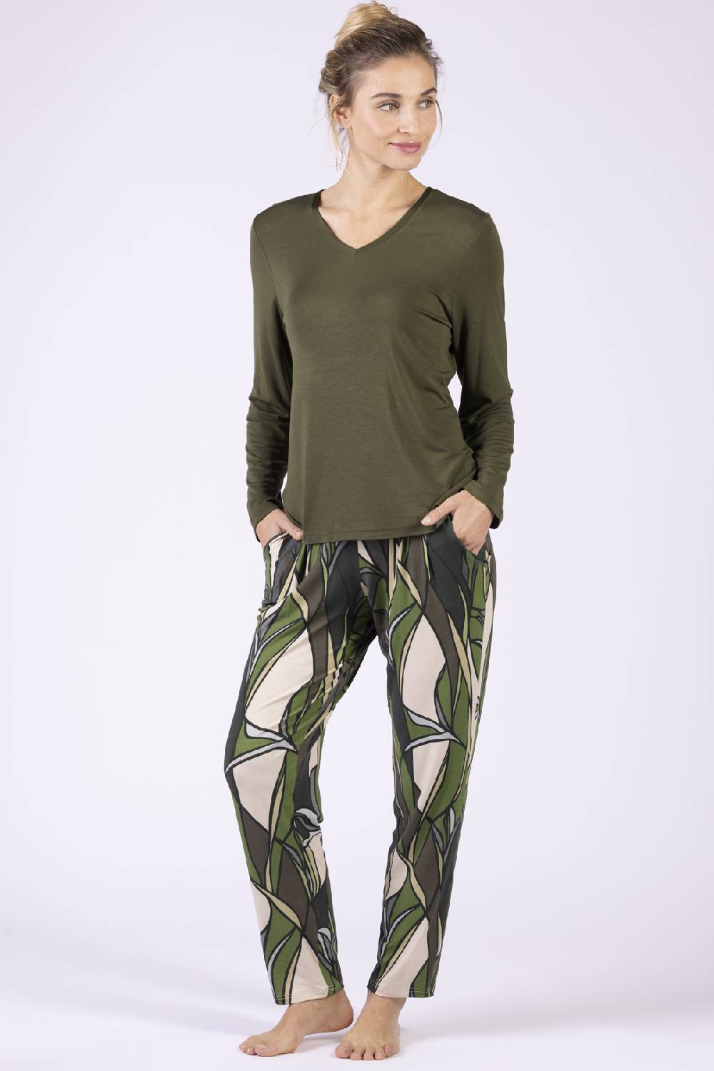 Nina Von C. Langarm Shirt, Modal Fabrikladen
