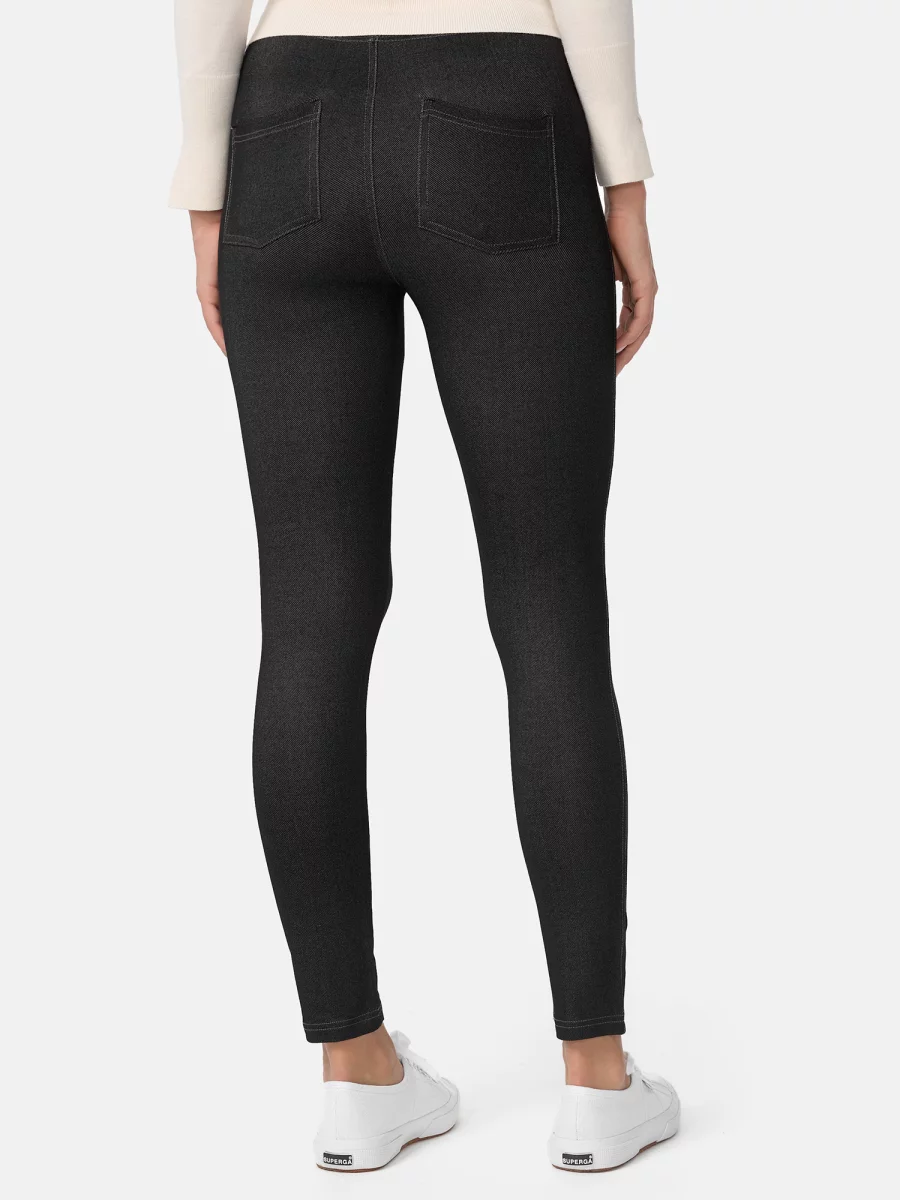 Nur Die Treggings in Jeans-Look - Relax & Go - schwarz - Größe 46-48 JETZT KAUFEN