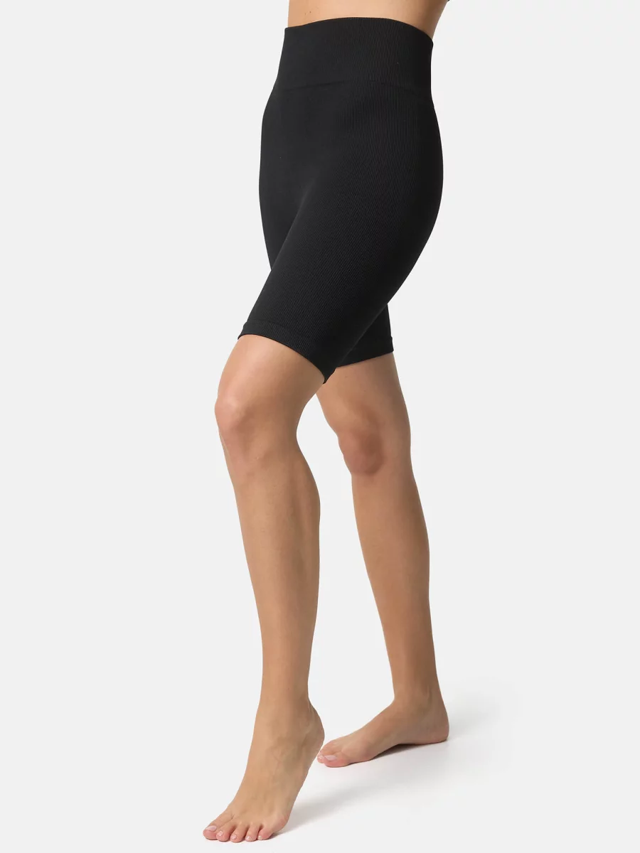 Nur Die Radler Shorts in Ripp-Optik - schwarz - Größe 44-46 Letzte 2 Tage