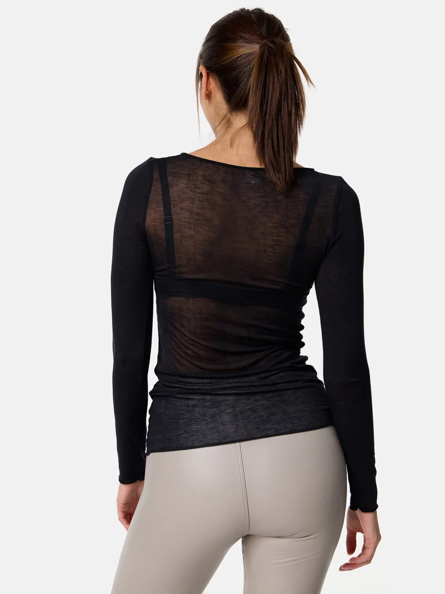 Nur Die Longsleeve Wide Neck Letzter Tag