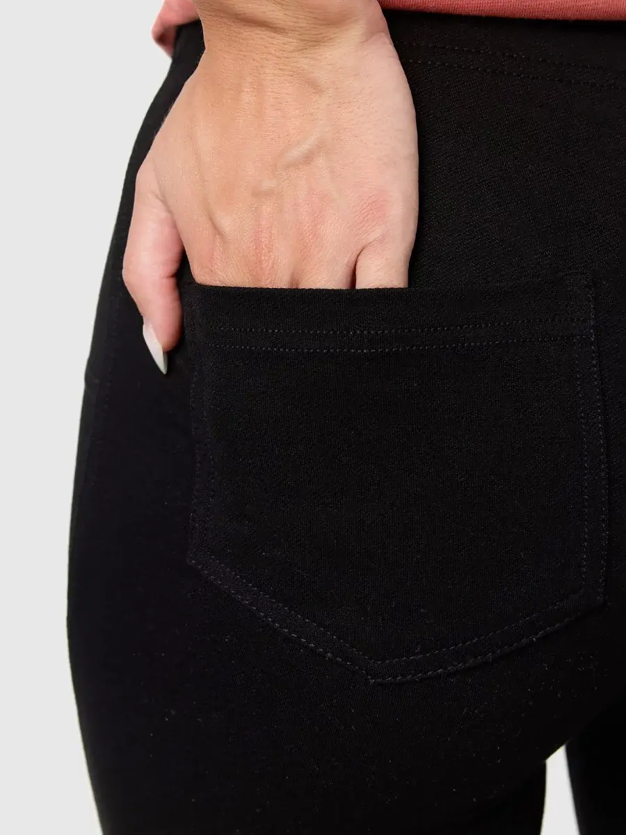 Nur Die Treggings Pure Black - Relax & Go - schwarz - Größe 44-46 Bis zu 55% Rabatt