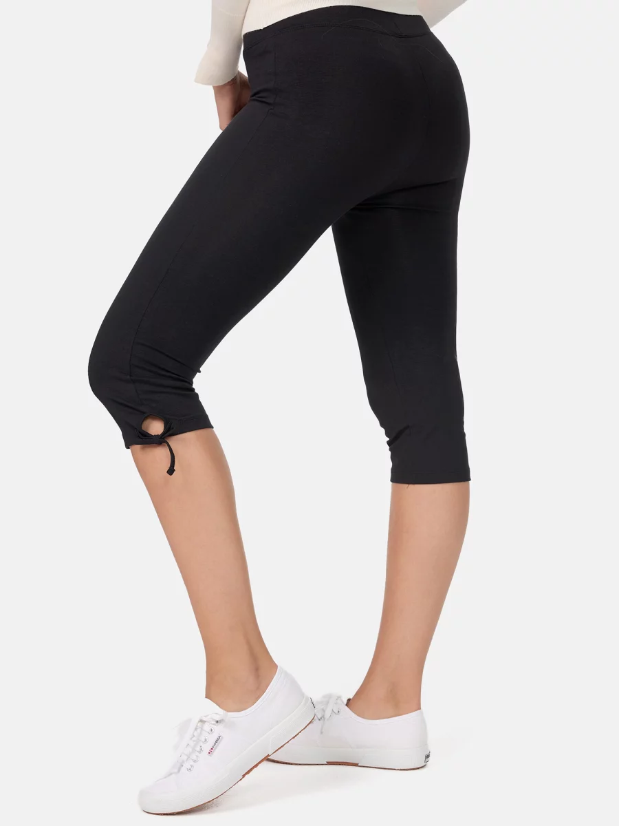 Nur Die Baumwoll Capri - Relax & Go - schwarz - Größe 36-38 50% Rabatt für begrenzte Zeit