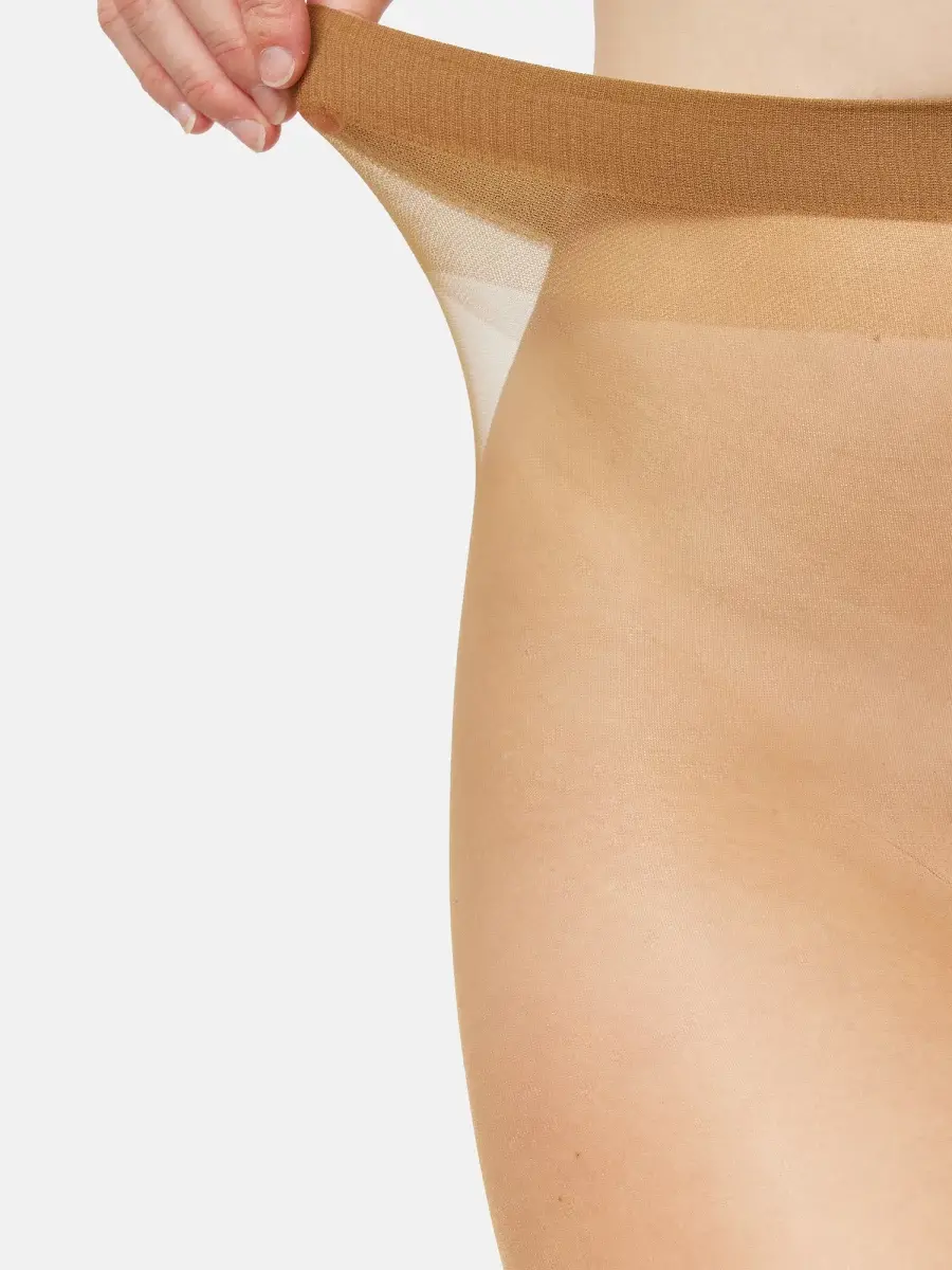 Nur Die 3-Pack Strumpfhose Transparent 15 DEN - amber/schwarz - Größe 40-44 Kostenloser Versand