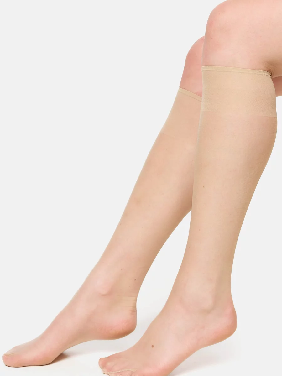 Nur Die Kniestrümpfe Seidenfein 15 DEN - teint - one size Flash Sale