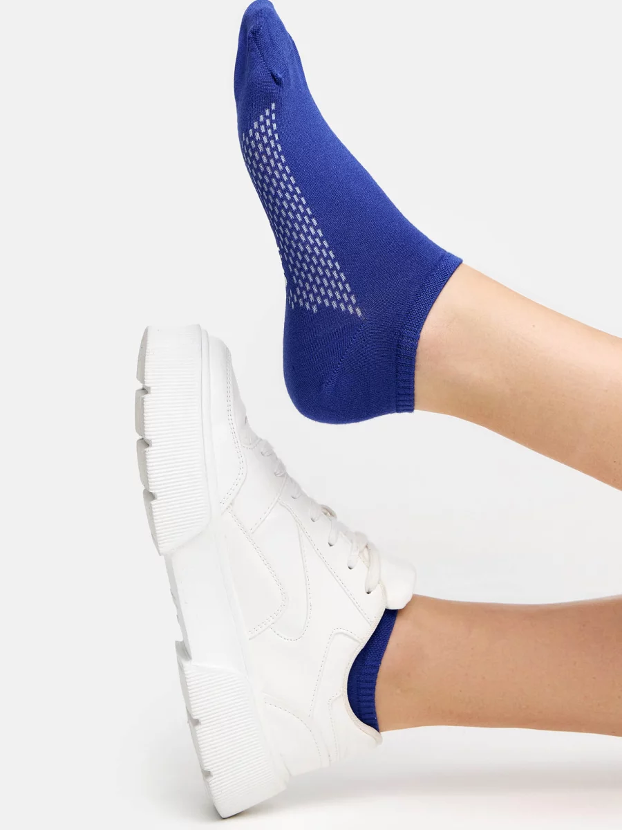 Nur Die Sneakersocke Bambus¹ - ultramarine - Größe 35-38 Cyber Monday
