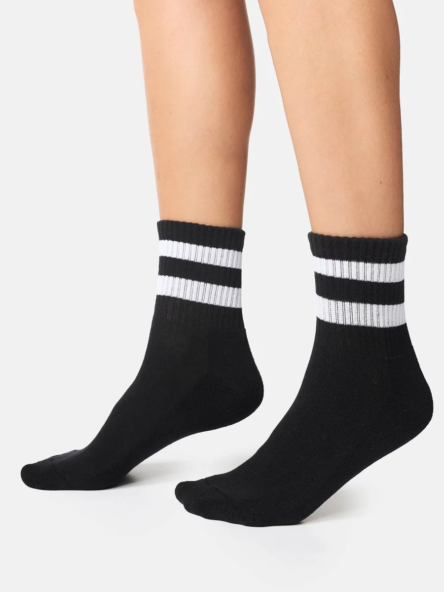 Nur Die Sport Kurzsocken 3er Pack - schwarz/grau - Größe 39-42 Vatertagsangebot
