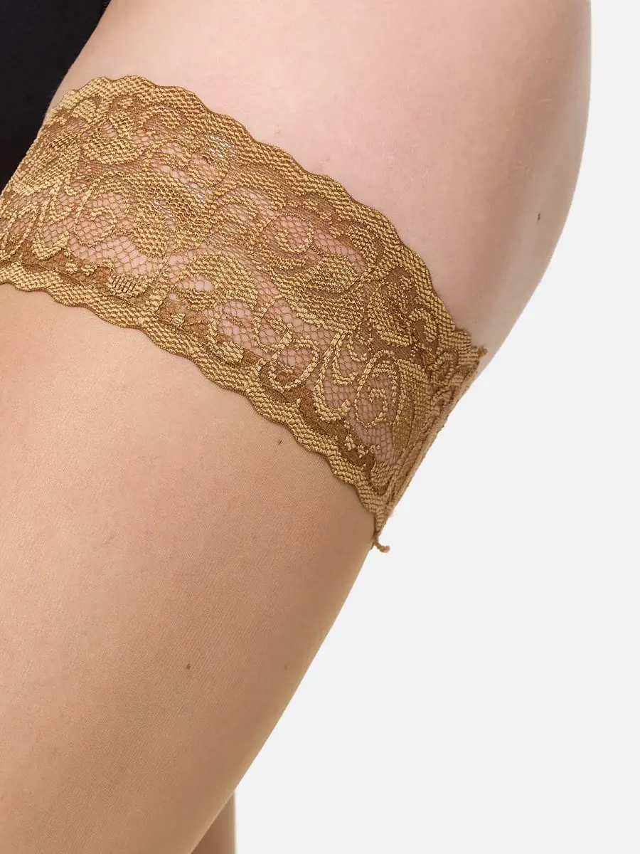 Nur Die Goodbye Laufmaschen Halterlos - puder - Größe 40-44 Blitzangebot