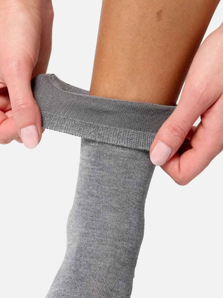 Nur Die Socke Komfort Bund Bambus¹ - hellgraumelange - 35-38 Große Rabatte