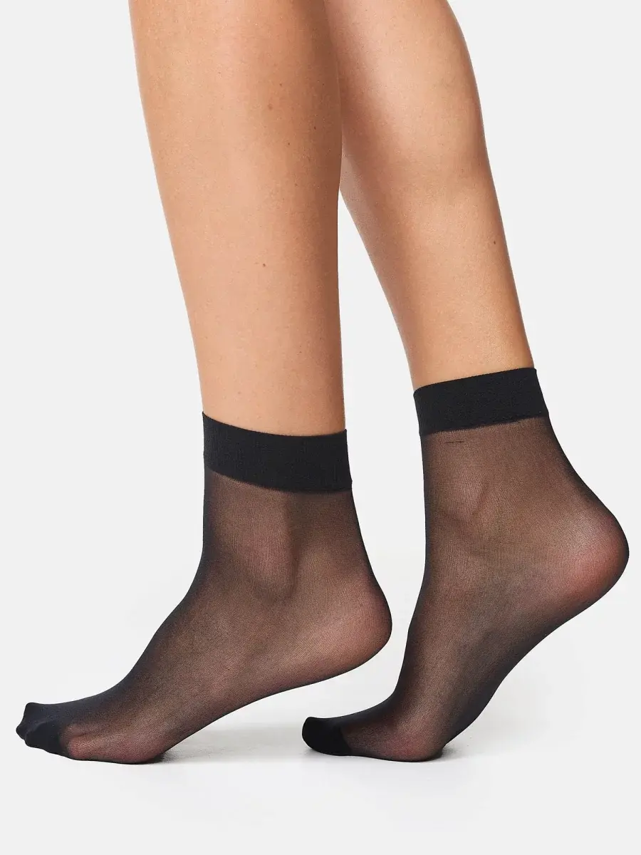 Nur Die Söckchen 20 DEN 2er Pack - schwarz - one size Saisonale Angebote