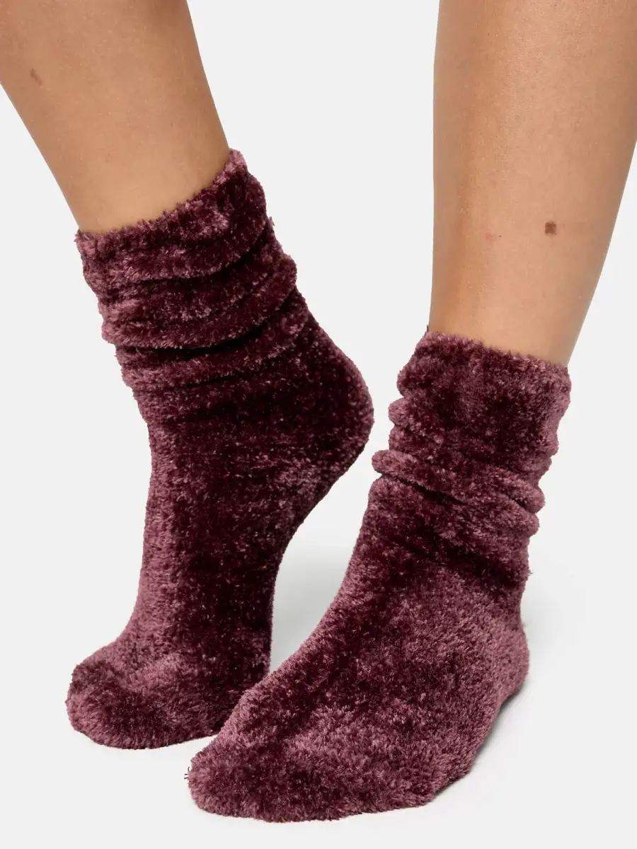 Nur Die Supersoft Socke 2.0 - bordeaux - Größe 35-38 VIP-Rabatte