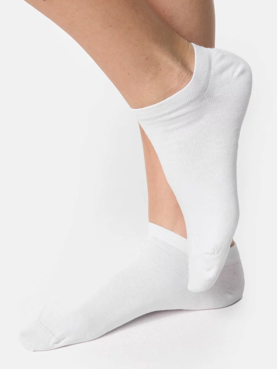 Nur Die Bio Baumwolle GOTS Sneaker 2er Pack - weiß - Größe 39-42 Super Sparpreis