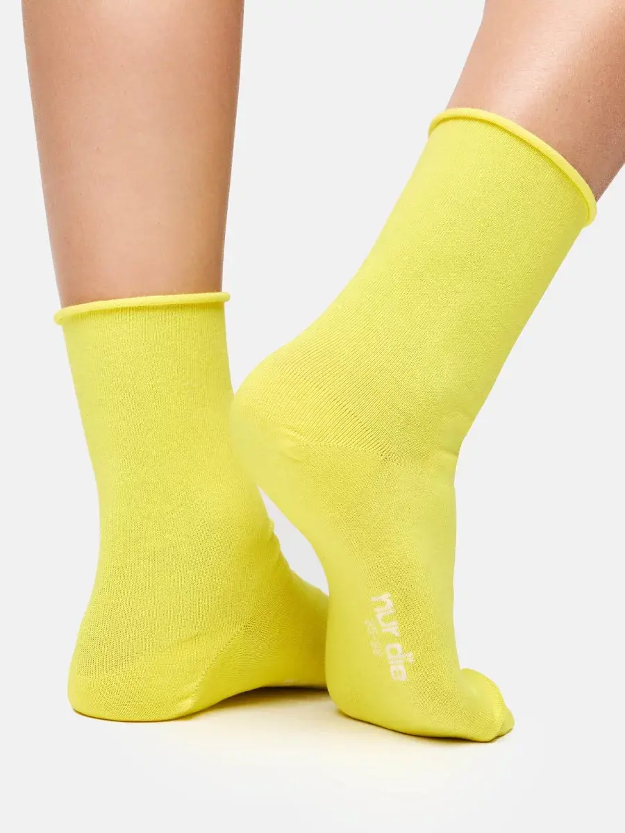 Nur Die Socken Colourful - gelb - Größe 39-42 Wochenangebot