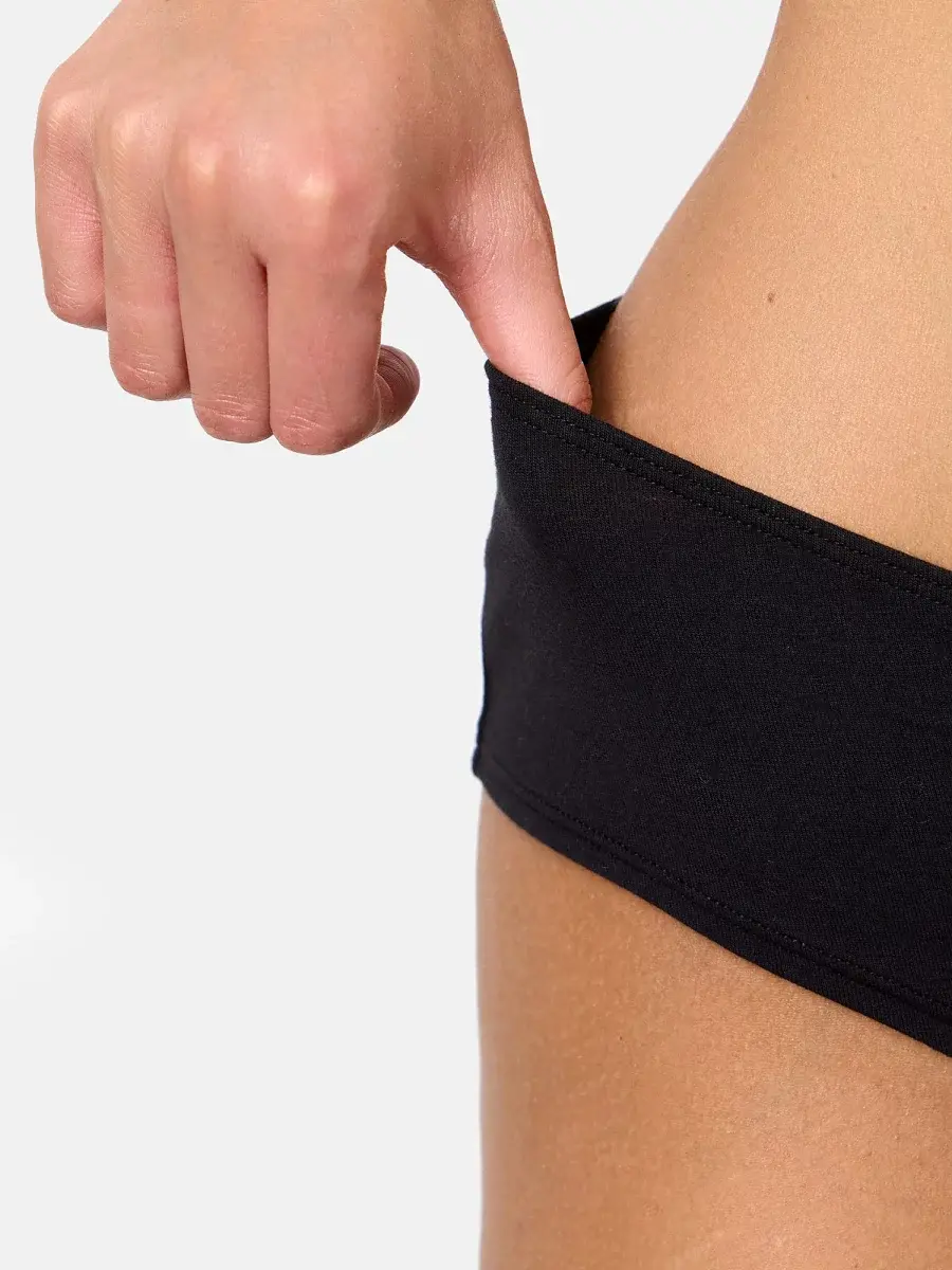 Nur Die Hipster Slip 2er Pack - schwarz - Größe 40-42 zollfrei