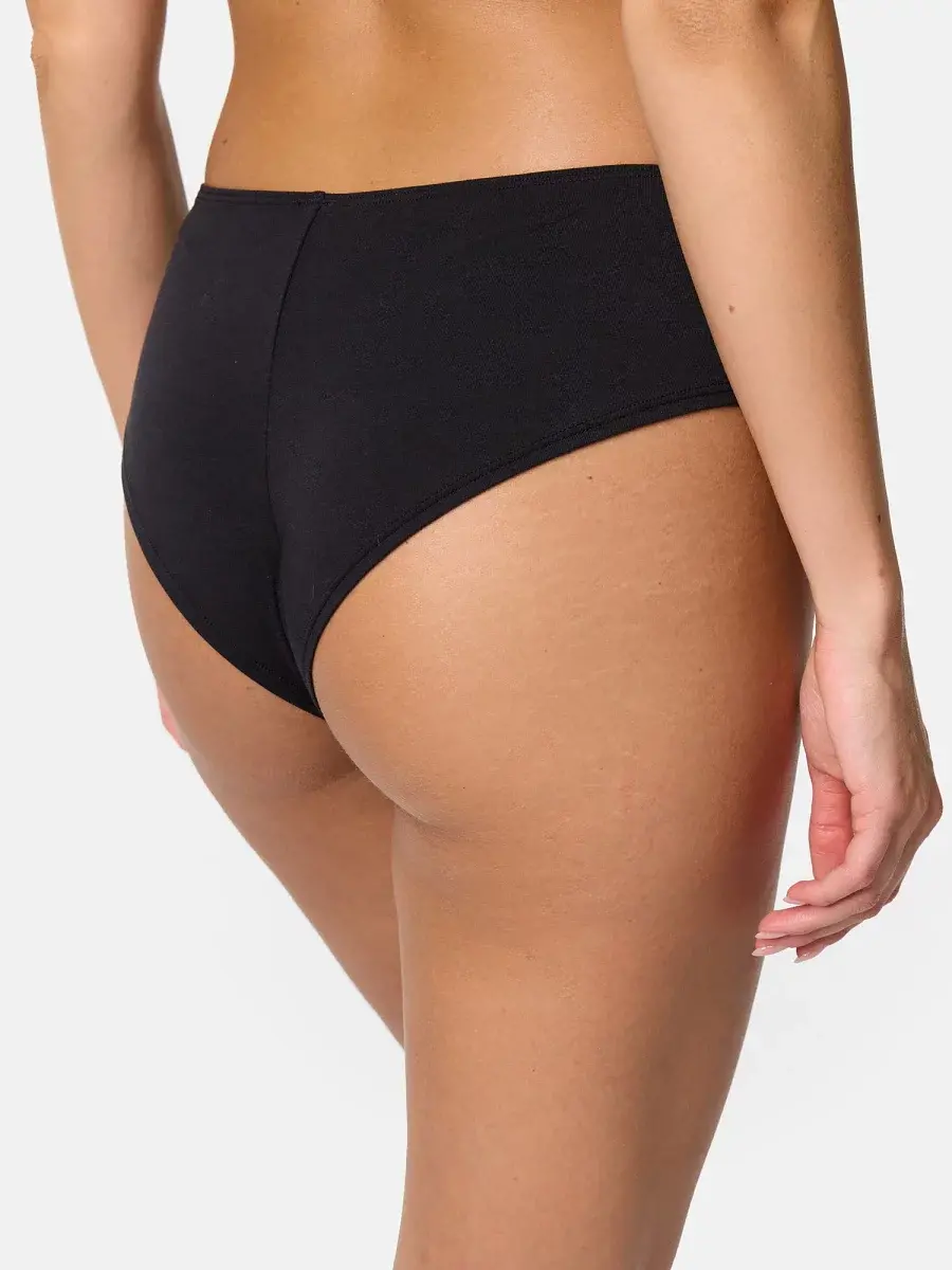 Nur Die Hipster Slip 2er Pack - schwarz - Größe 40-42 zollfrei