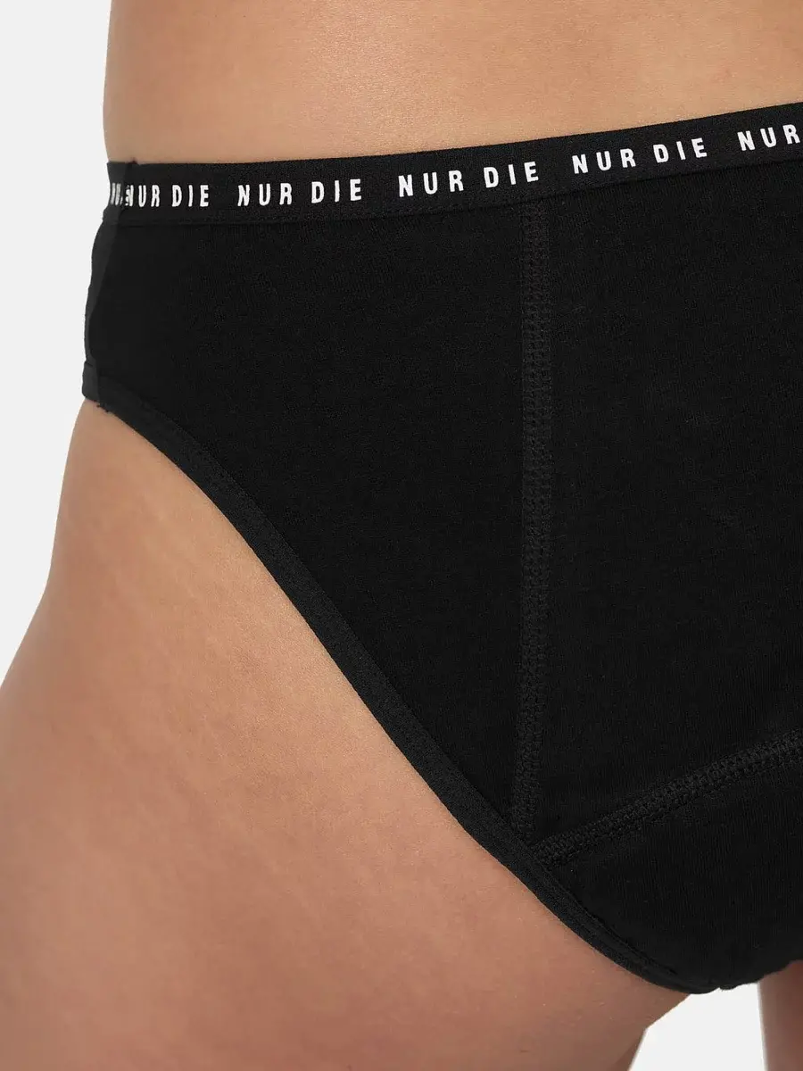 Nur Die Periodenunterwäsche Alles Geregelt Slip extrastark - schwarz - Größe 32-34 Online