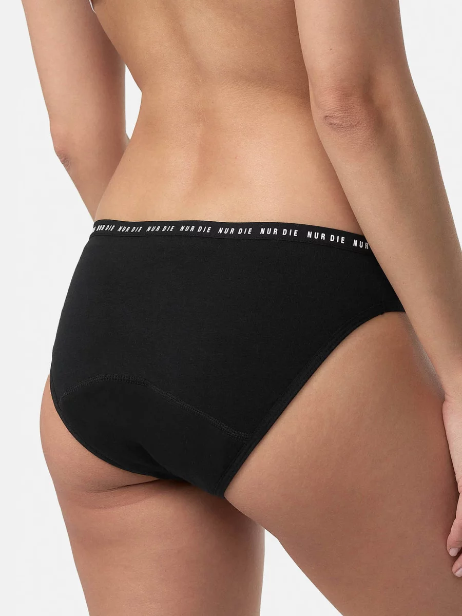 Nur Die Periodenunterwäsche Alles Geregelt Slip mittelstark - schwarz - Größe 32-34 Outlet
